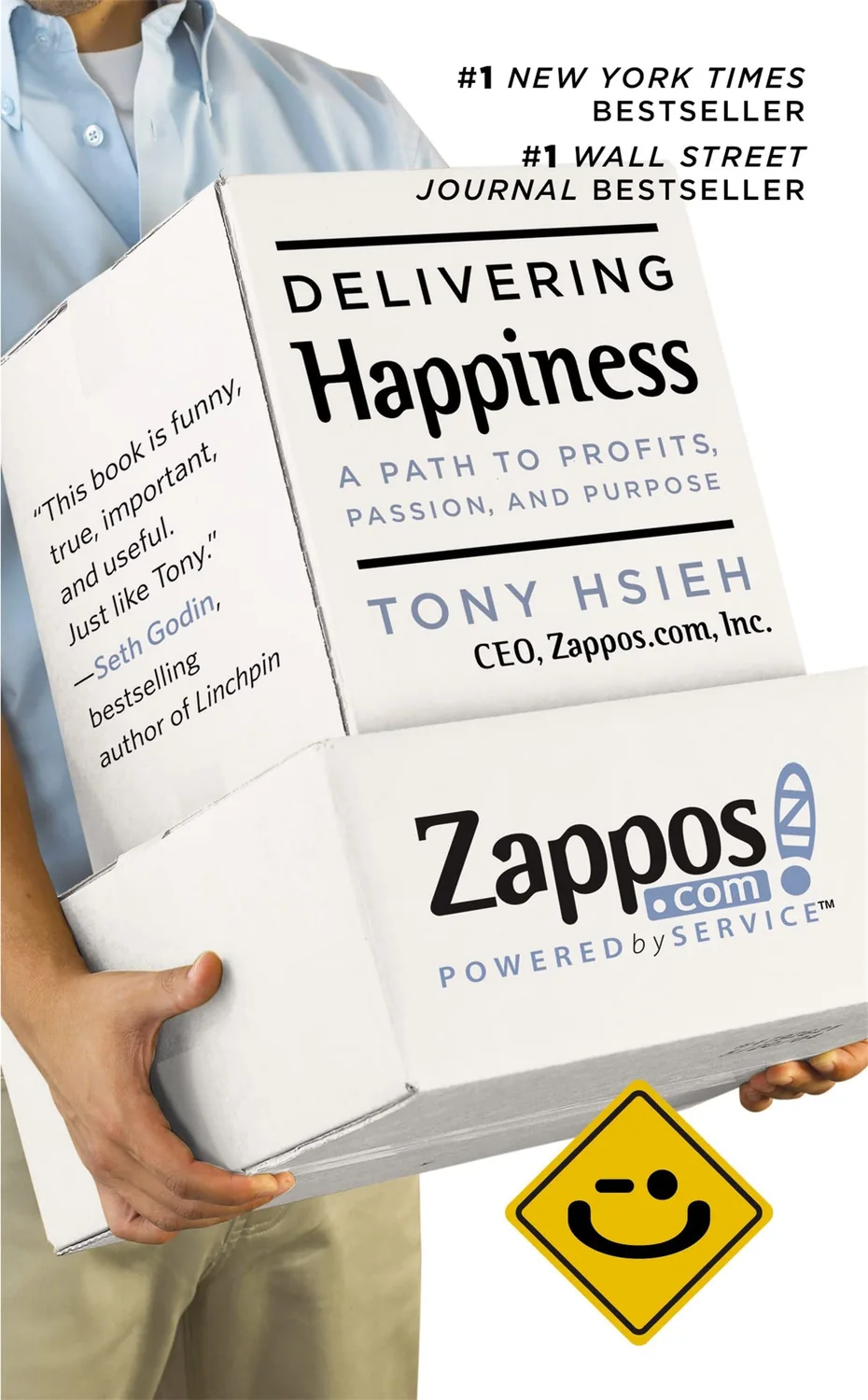 Portada de Delivering Happiness: A Path to Profits, Passion, and Purpose