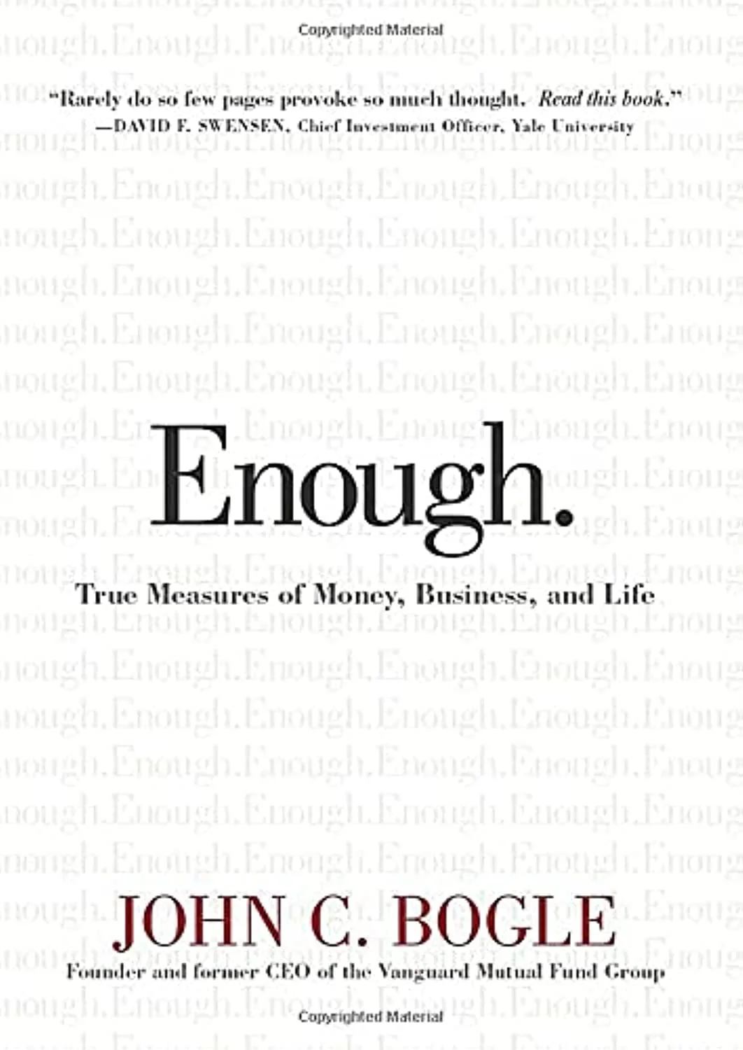 Portada de Enough