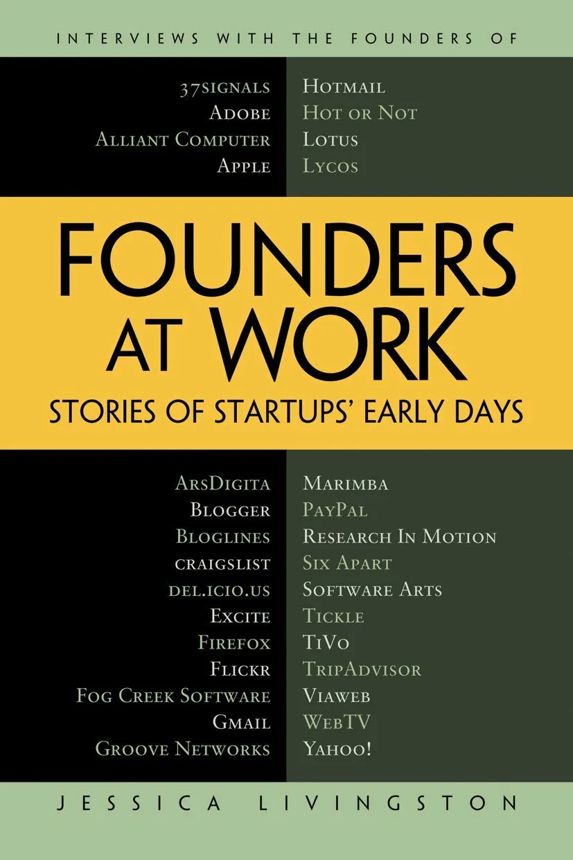 Portada de Founders at Work: Stories of Startups' Early Days