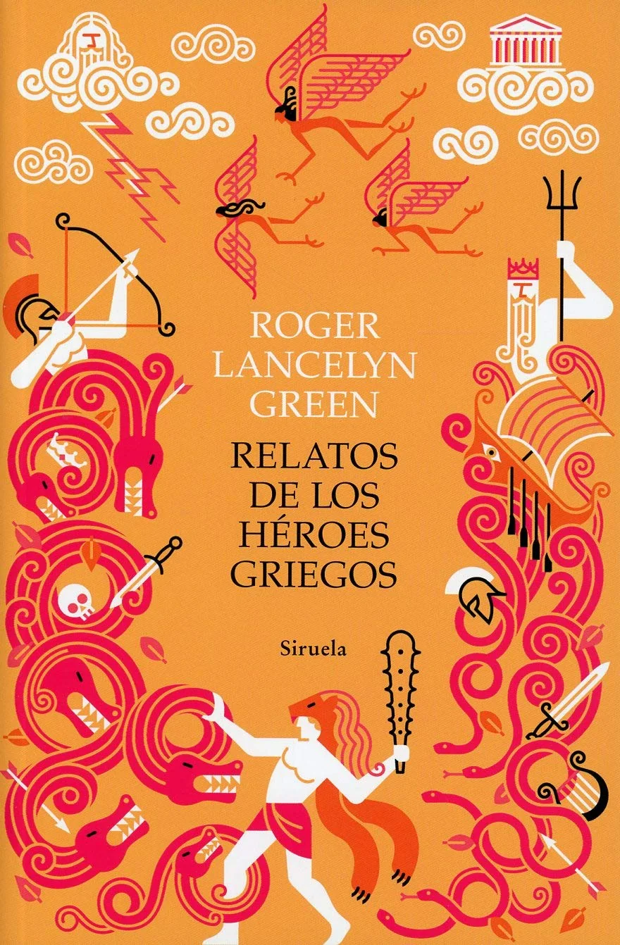 Portada de Relatos de los héroes griegos