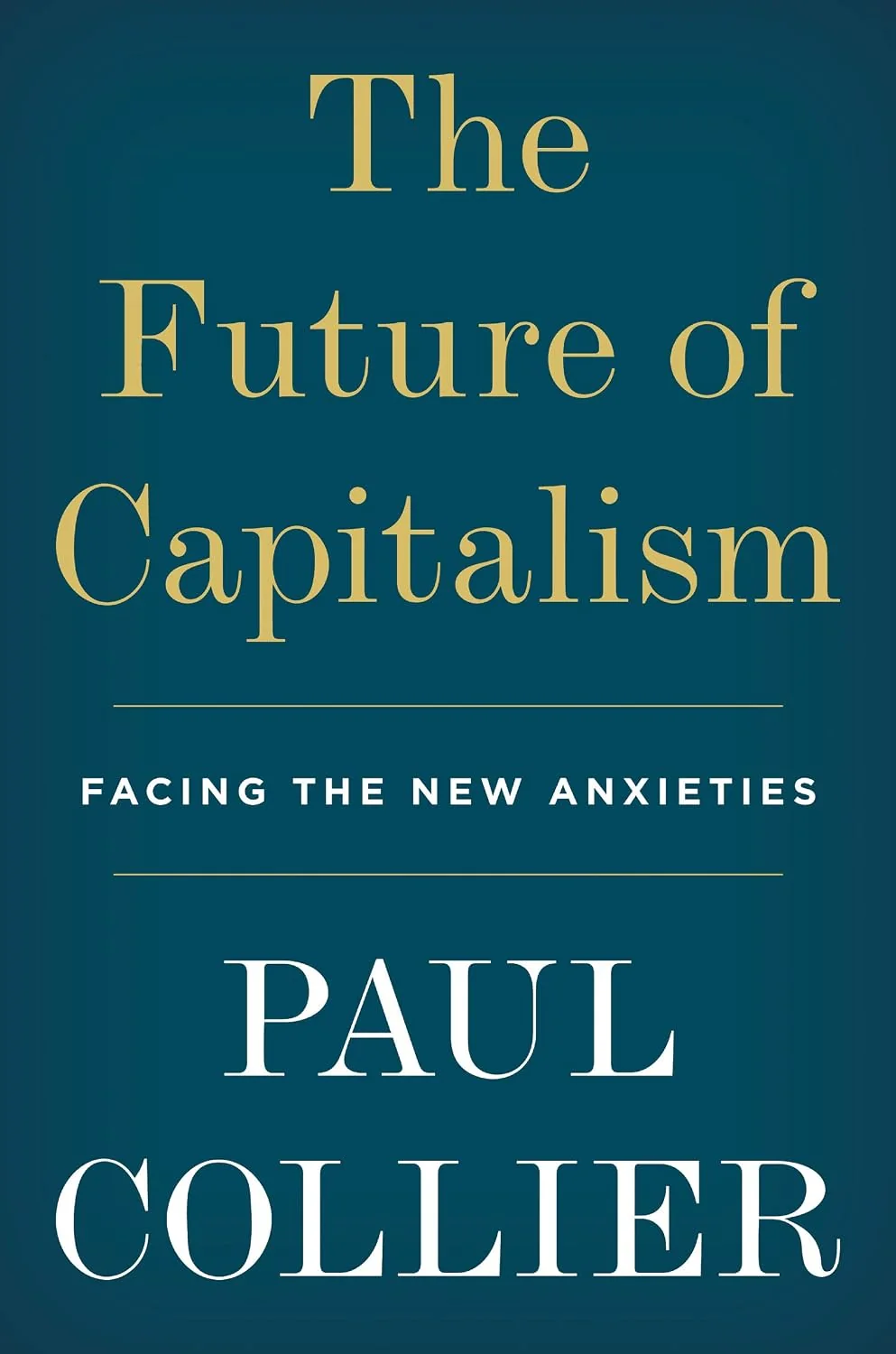 Portada de The future of capitalism